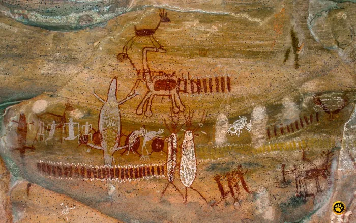 Sítios com pinturas rupestres